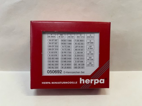 Herpa targhe - herpa,