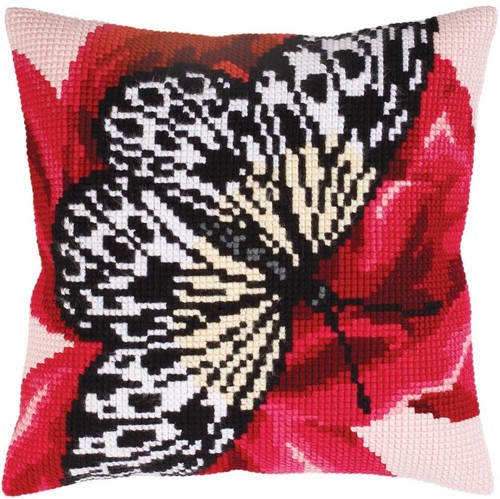 Cuscino cda punto croce - cuscino,