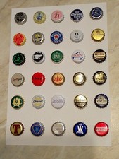 LOTTO   30 TAPPI A CORONA DI BIRRA TUTTI DIVERSI 