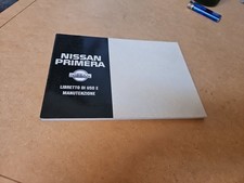 Nissan Primera Manuale Vissuto Istruzioni Uso Manutenzione Italia 1992