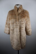 TRUSSARDI GIUBBINO IMBOTTITO DONNA 42 WOMAN JACKET CAPPOTTO PELLICCIA SINTETICA