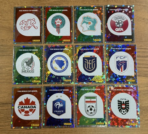 Lotto adesivi panini - 12, fifa