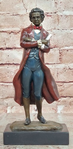 Scultura franz schubert bronzo - schubert,