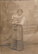 foto cartolina donna con