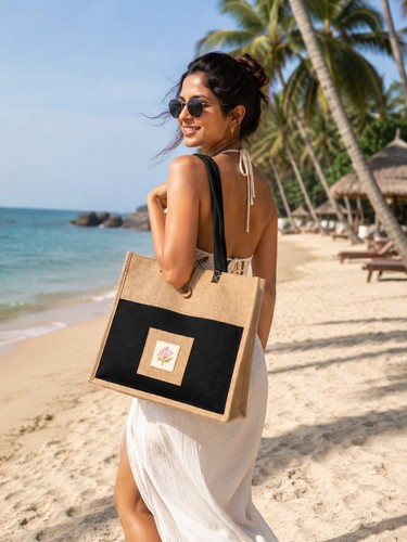 Borsa tote iuta regalo look - borsa,