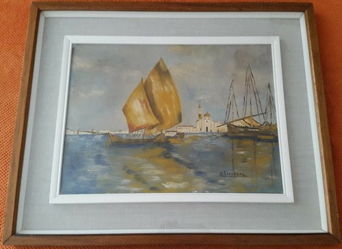 Quadro olio cartone telato - olio,