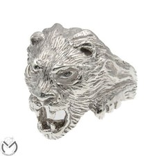 Anello uomo in argento 925 leone -204/VE-