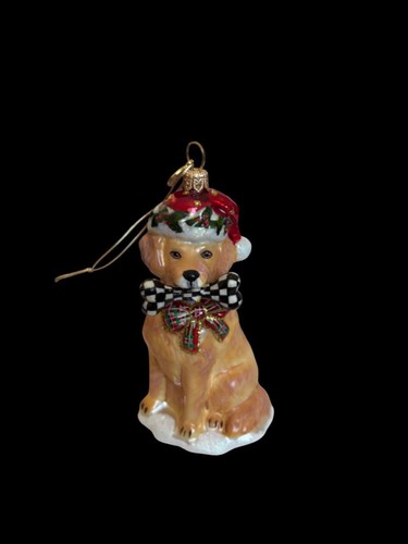 Ornamento vetro cane - ornamento,