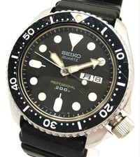 Orologio Seiko Professional Diver Quarzo 7548-7010 Uomo Nero Usato