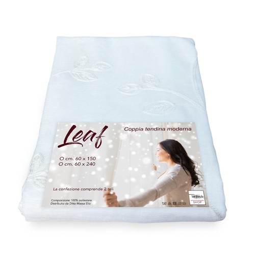 Coppia tendina vetro leaf - tendina,