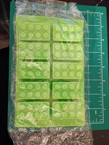 Stampo silicone mattoncini - silicone,