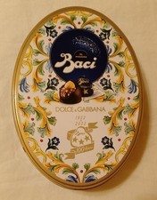 Scatola Latta BACI PERUGINA "DOLCE & GABBANA" 100 anni 1922-2022 Perugia 