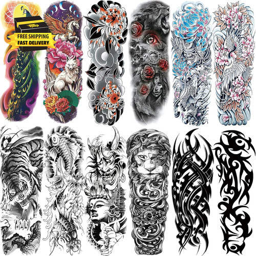 Fogli tatuaggi temporanei - 12,
