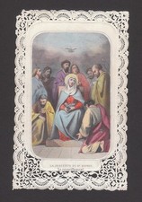 La Descente du Saint-Esprit - Dopter Ed. - Image pieuse dentelle - Canivet F071