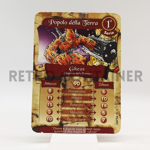 Gormiti vintage battle cards - gormiti,