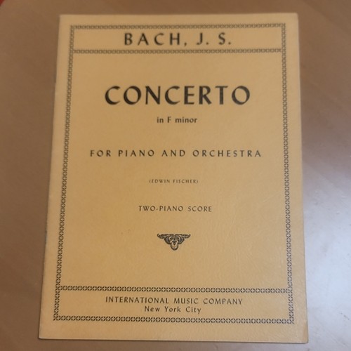 Bach concerto in fa - concerto,