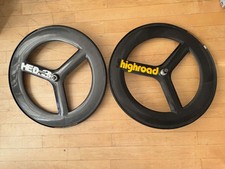 Set ruote in carbonio HED 3C DEEP - ex HTC HIGHROAD / Cavendish - tre razze, tre, 3