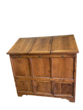 Antico mobile da negozio cassettiera in noce degli inizi del 900