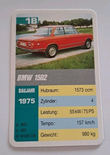 Bmw 1502 scheda - bmw,