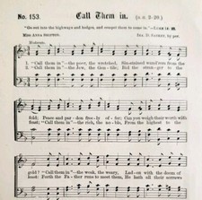 1883 Inno evangelico Chiamali