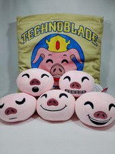 YouTooz Technoblade Sacco di Patate Giocattolo con Cinque Patate Peluche ed Etichetta