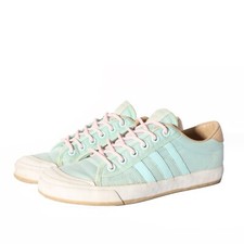 Adidas scarpe da ginnastica indoor tennis UK 6,5 blu come nuove scarpe casual da donna stile retrò
