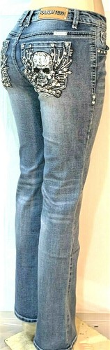 Stivale denim platino peluche - denim,