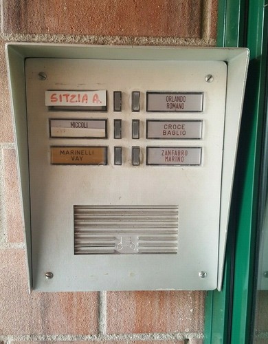 Pulsantiera 625 206 frontale - 625/206,