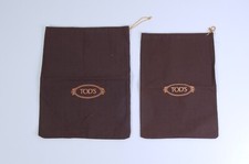Coppia dust bag Tods sacche marroni 