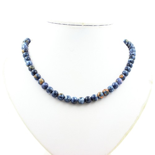Collana perle diaspro - collana,