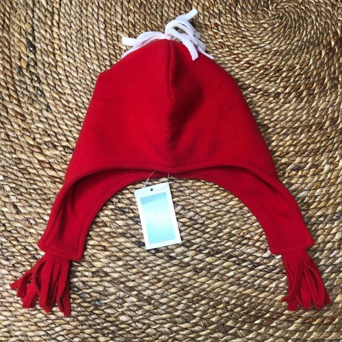 Nuovo cappello rosso pile - , con