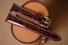 Cinturino marrone fatto a mano
