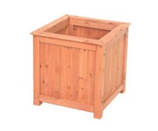 FIORIERA IN LEGNO QUADRATA