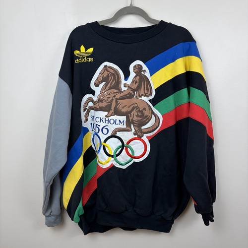 Felpa vintage anni adidas - vintage,