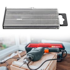 Set di Punte per Trapano con Custodia 0.3mm-1.6mm 20Pcs / Accessori HSS Mini