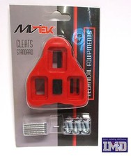 TACCHETTE PLACCHETTE PEDALI da CORSA TIPO LOOK DELTA COMPATIBILI ROSSO MOBILI 