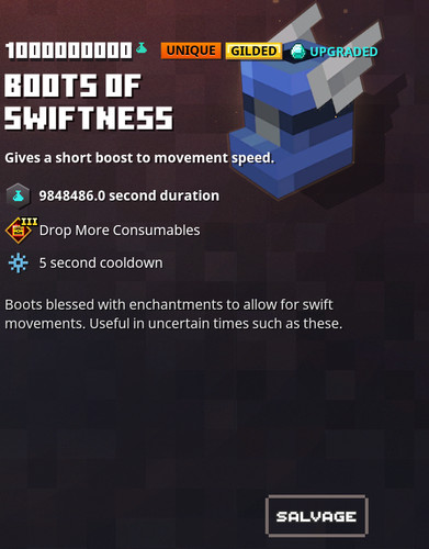 Minecraft dungeons stivali - dungeons,