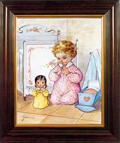 Young girl praying - young, at