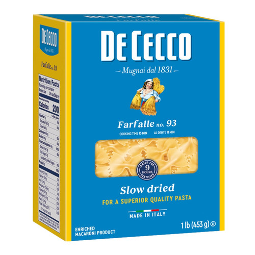 Pasta farfalle oz - pasta, 16