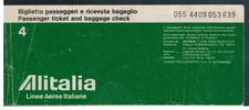 Biglietto Aereo Vintage