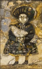 Dipinto olio vintage arte