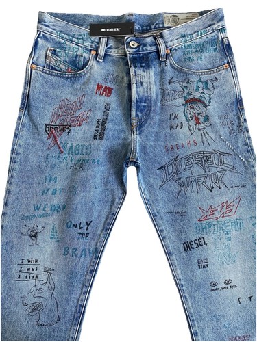 Jeans diesel mharky blu - jeans,