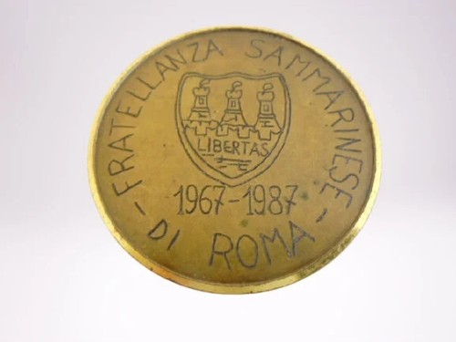 Medaglia san marino - medaglia,