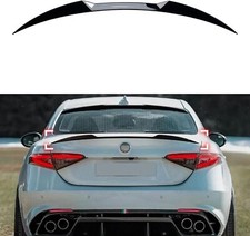 SPOILER Posteriore per ALFA ROMEO GIULIA 🍀Design Quadrifoglio🍀NERO LUCIDO