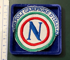 SCUDETTO STOFFA PATCH DELLA COPPA ITALIA NAPOLI CAMPIONE D'ITALIA 1986 - 1987
