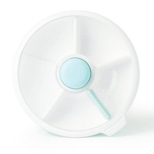 GOBE CONTENITORE GRANDE SNACK SPINNER PER BAMBINI SCIVOLO PRANZO ALIMENTI - BLU MACARON