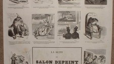 PJAM 0082-2 1857 CARICATURE (2) des Peintures de Gustave Courbet par Nadar