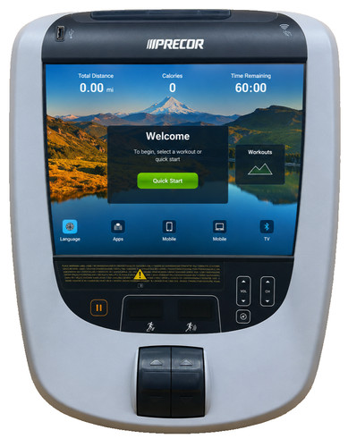 Console touchscreen precor p80 - touchscreen,
