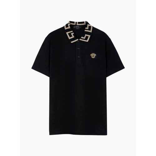 Polo versace piquet - piquet, cotone