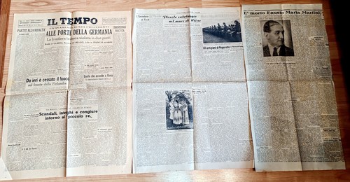 Lotto giornali epoca - lotto, d'epoca